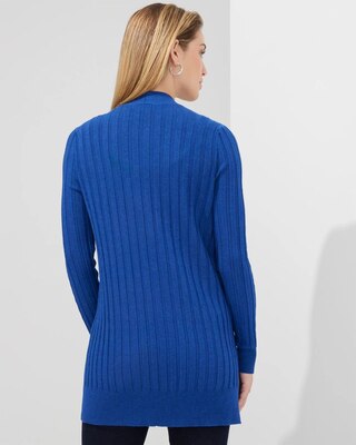 Outlet WHBM Wide-Rib Long Belted Cardigan
