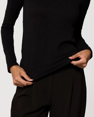 Seamless V-neck Long Sleeve Top click to view larger image.