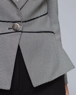 Comfort Stretch Houndstooth Blazer