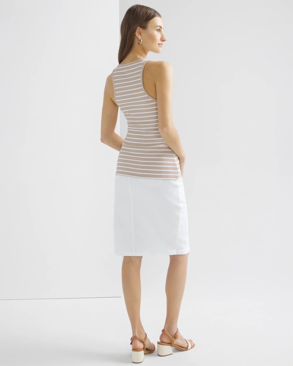 WHBM FORME™ Ribbed Stretch Tank