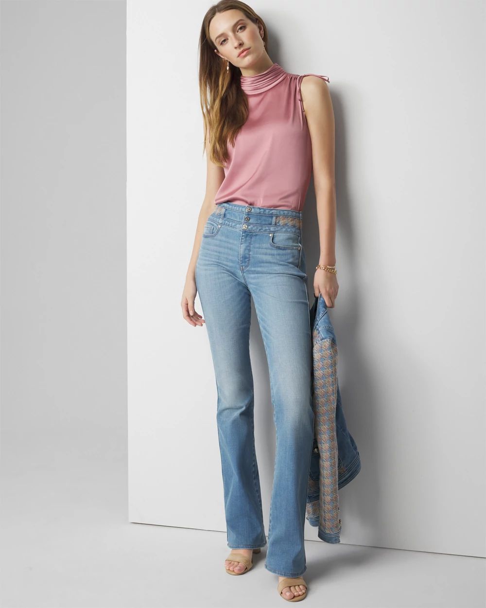 Petite Mockneck Shell Top