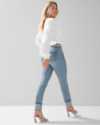 Mid-Rise Everyday Soft Denim™ Slim Chain Cuff Jeans