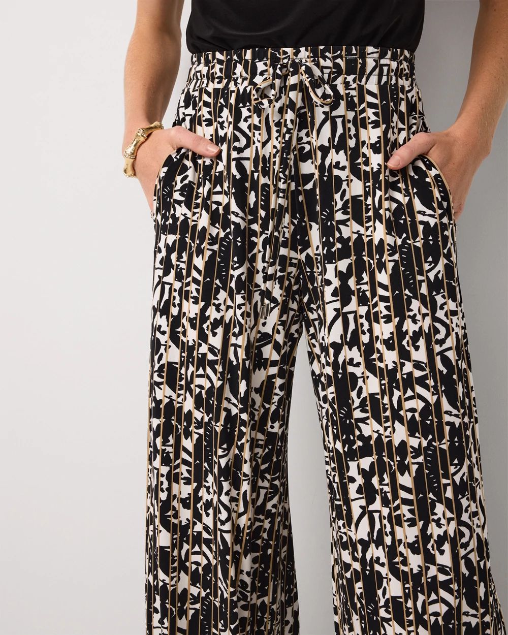 Pull-On Wide Leg Pant click to view larger image.