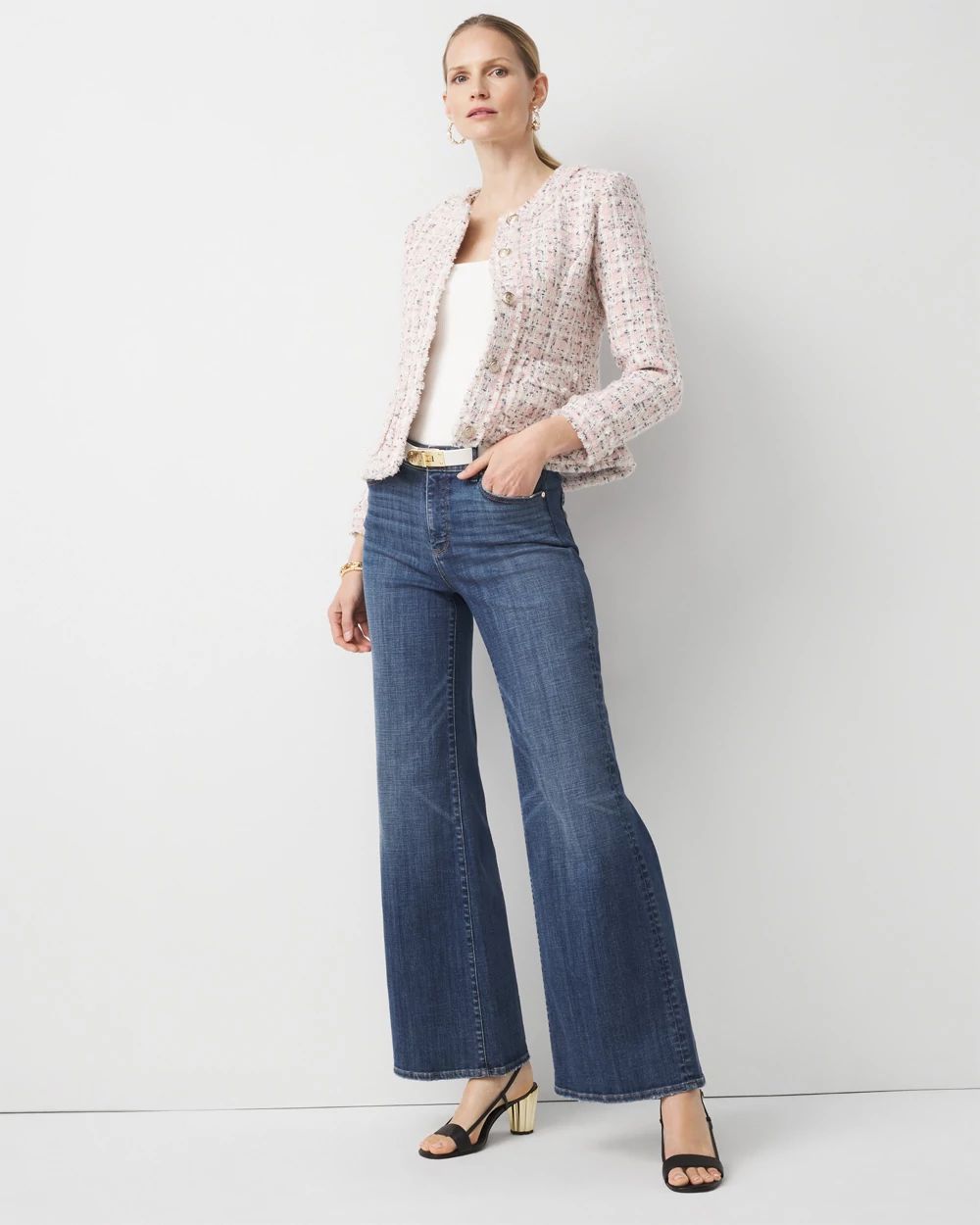 High-Rise Wide Leg Jeans