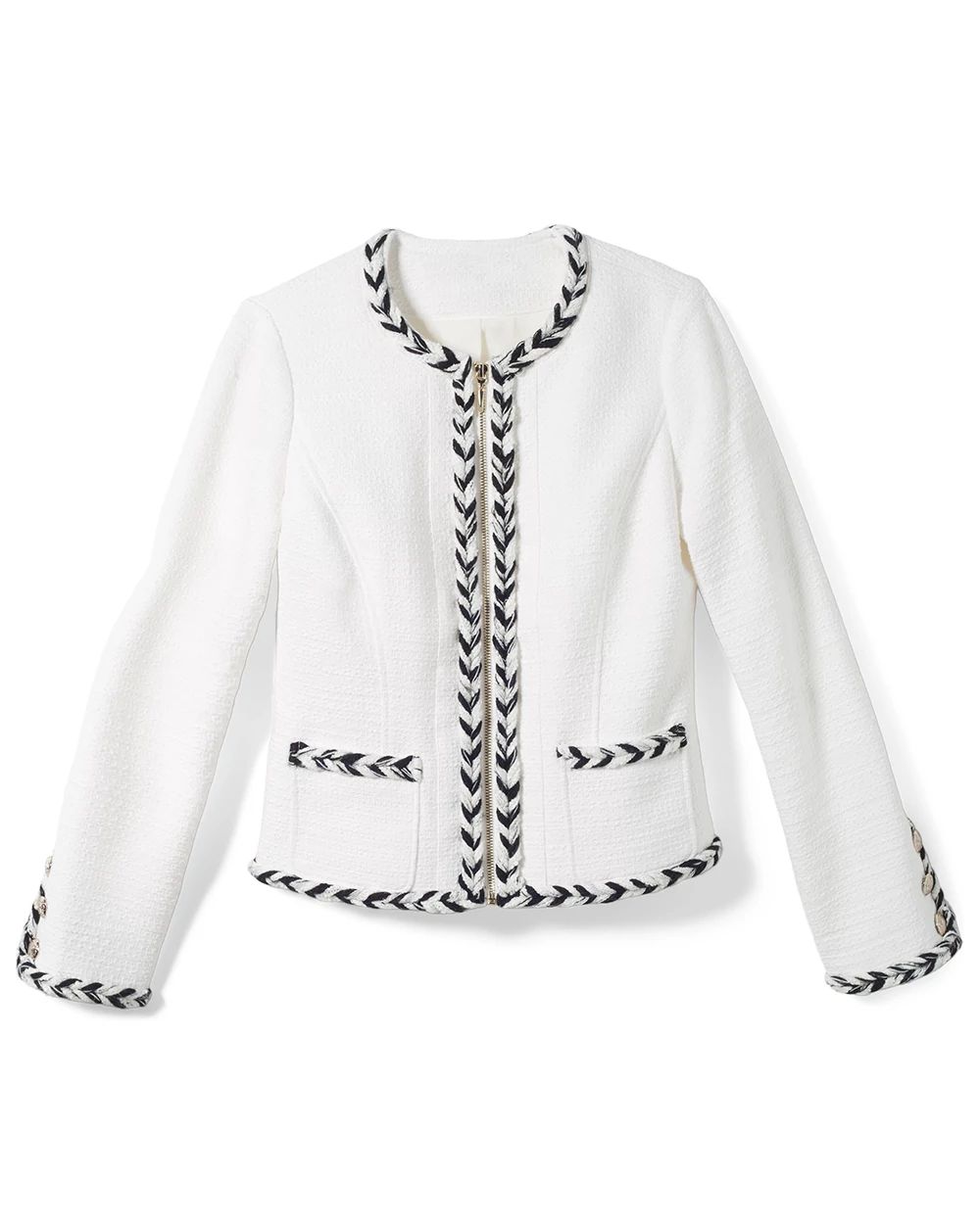 Soft Tweed Nautical Jacket