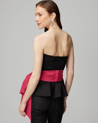 Drama Bow Bustier Top