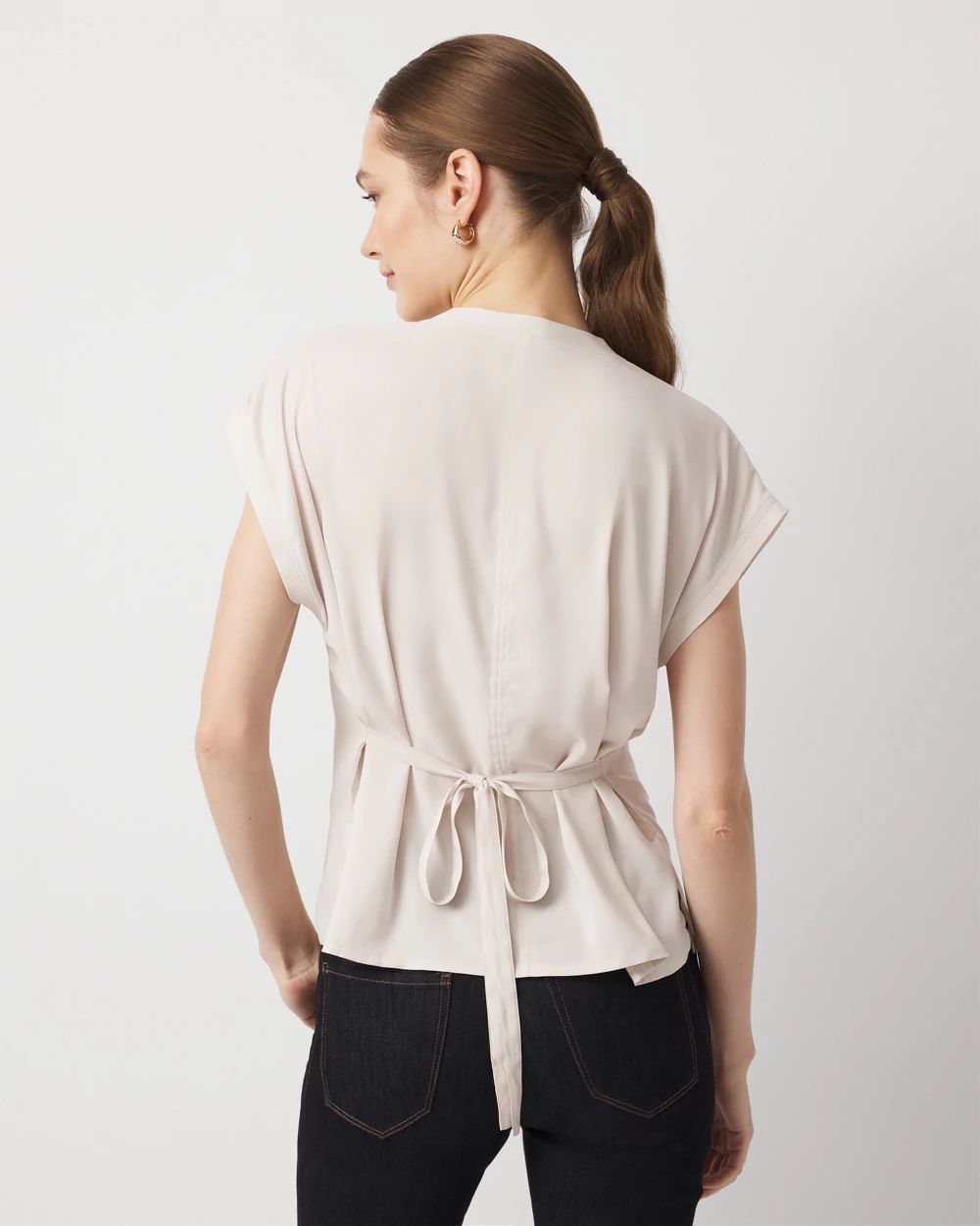 Tie Back Satin Top click to view larger image.