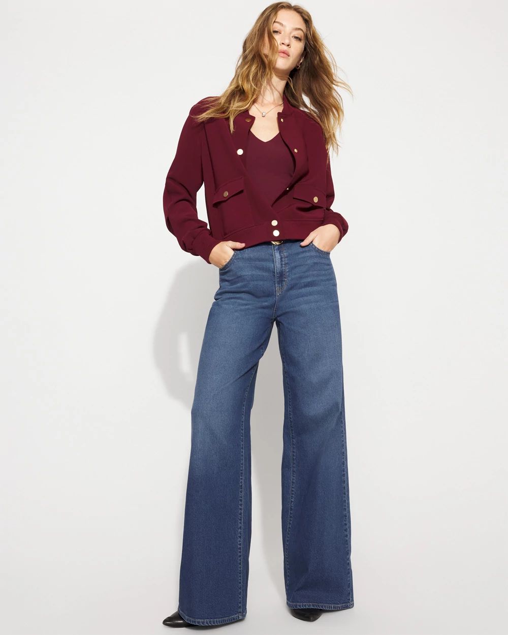 Tailored Bomber Jacket click to view larger image.