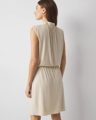 Embellished Blouson Mini Dress click to view larger image.