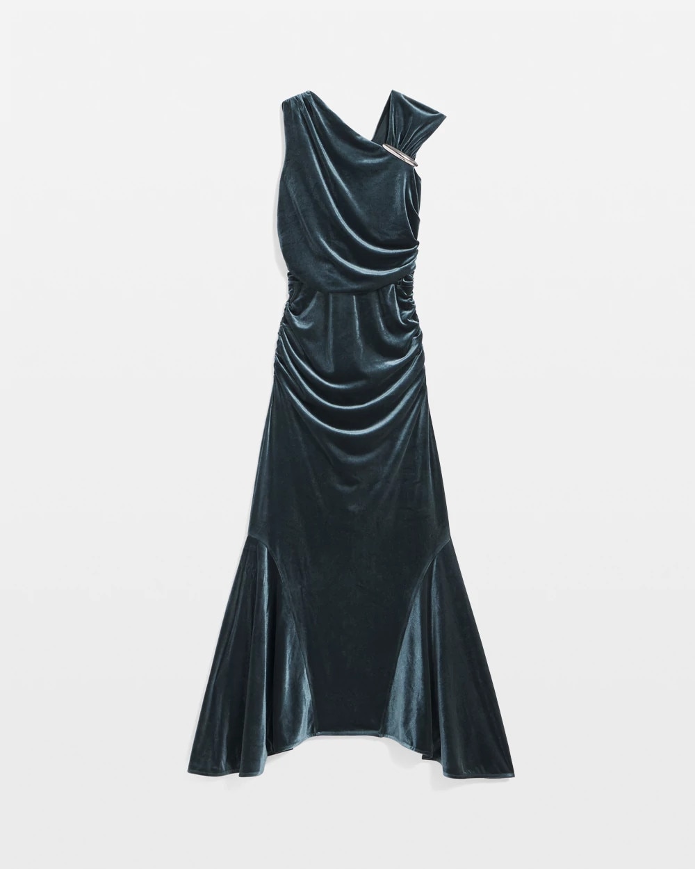 Peekaboo Back Velvet Dress