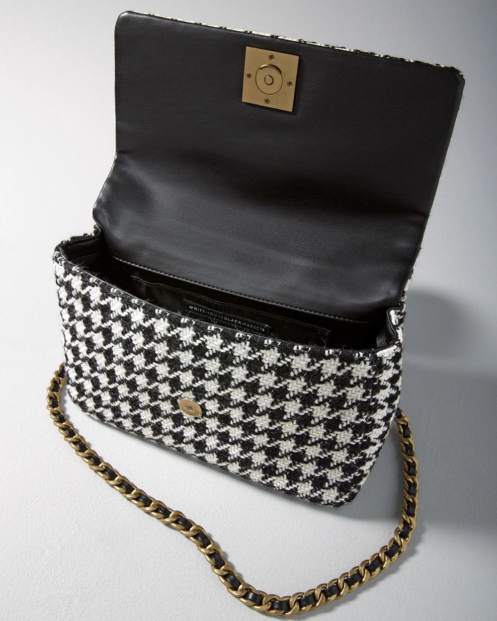 Houndstooth Chain Bag