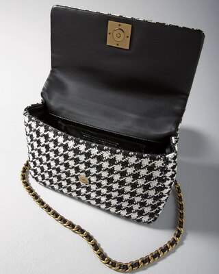 Houndstooth Chain Bag