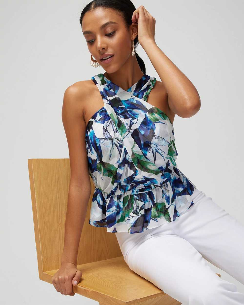 White house black market halter top 2025
