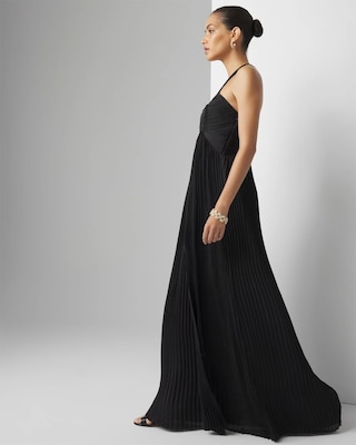 Beaded Halter Maxi Gown click to view larger image.