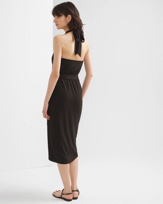 Halter Wrap Dress click to view larger image.