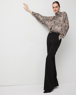 Tie Back Satin Blouse click to view larger image.