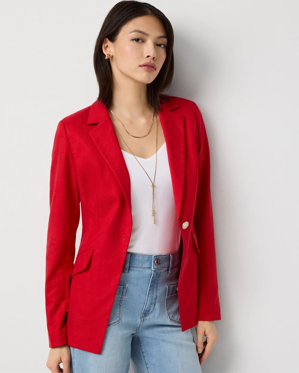 WHBM® One-Button Blazer
