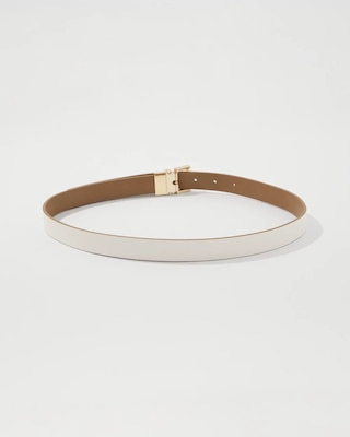 Neutral + Ecru Reversible Belt click to view larger image.