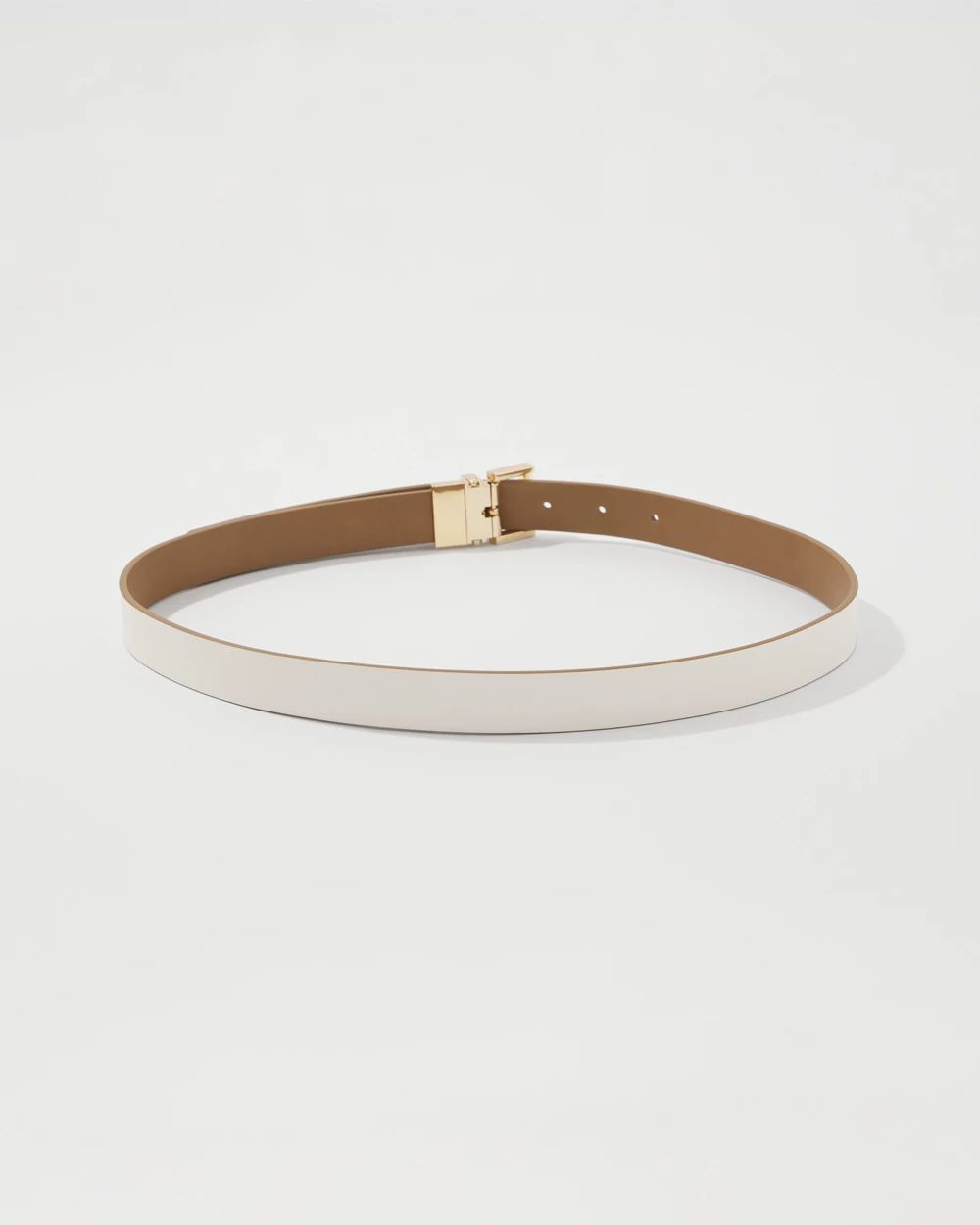 Neutral + Ecru Reversible Belt