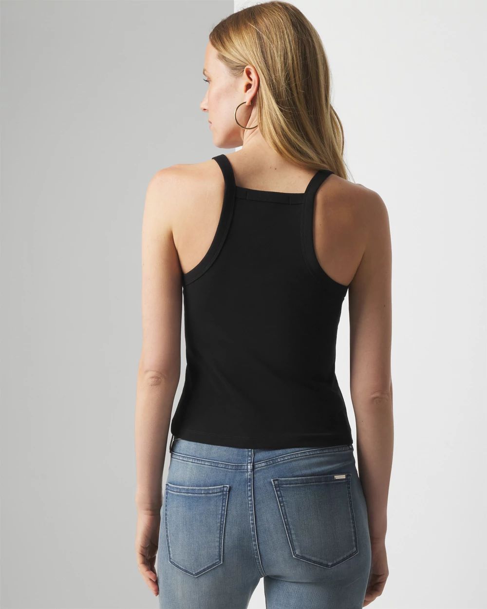 WHBMFORME™ Cotton Spandex Square Neck Tank