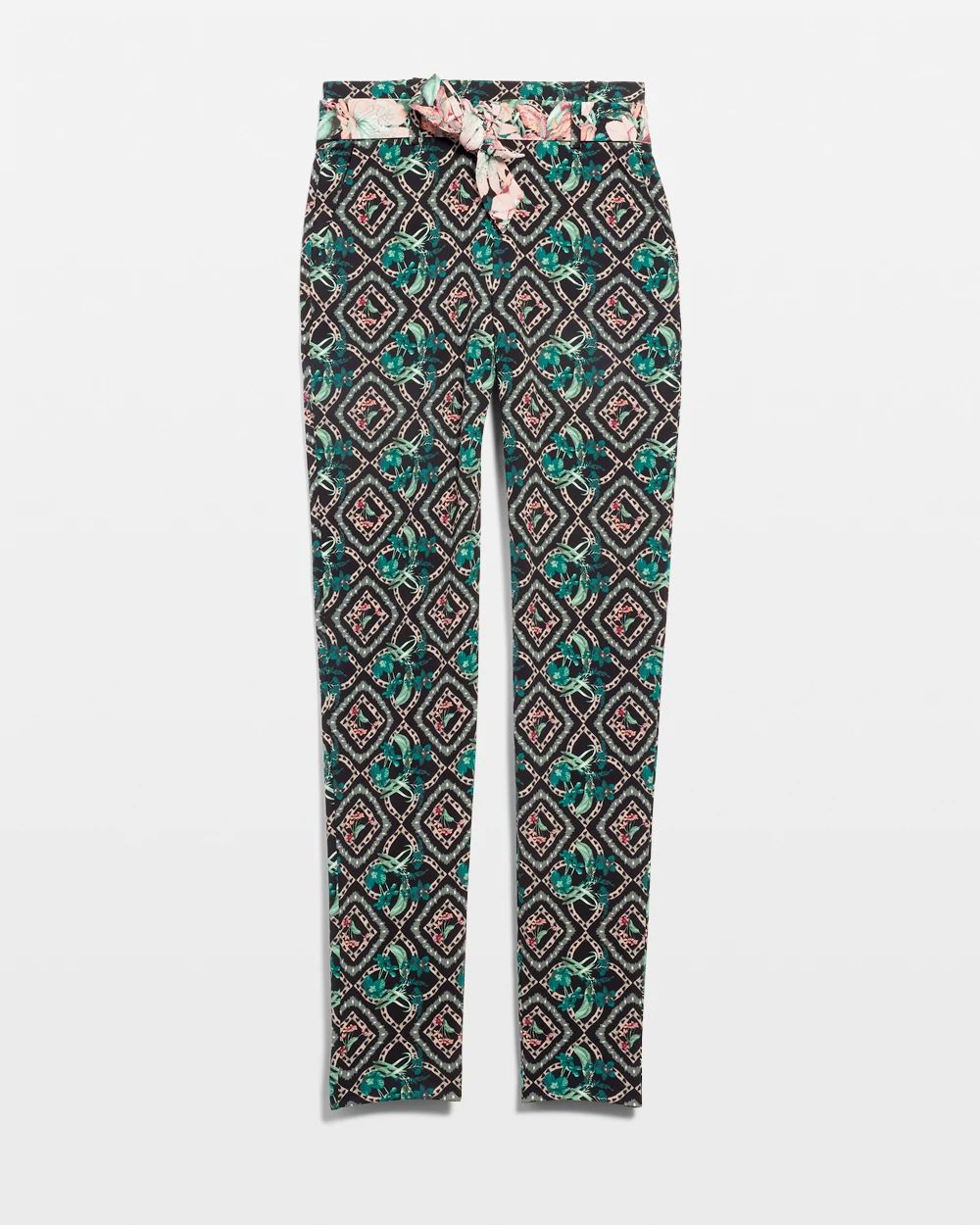 High-Rise Tapered Ankle Pants