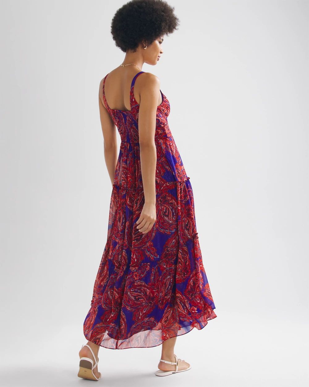 Paisley Midi Dress click to view larger image.