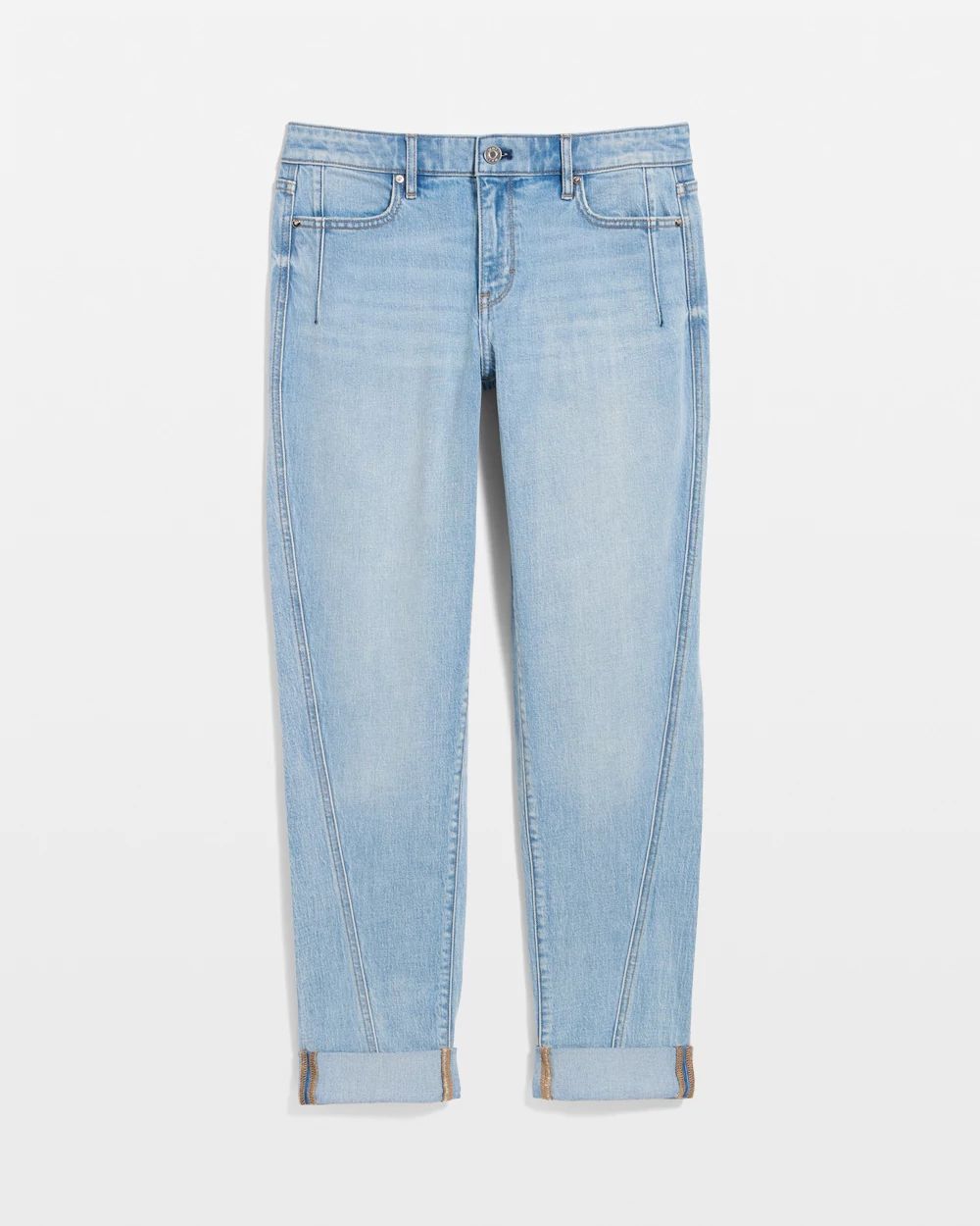 Petite Mid-Rise Girlfriend Jean