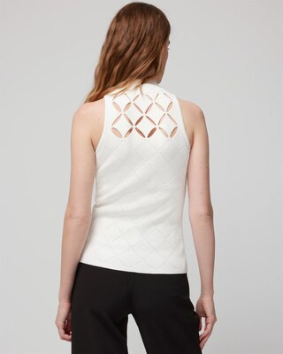 Diamond Cutwork Tank