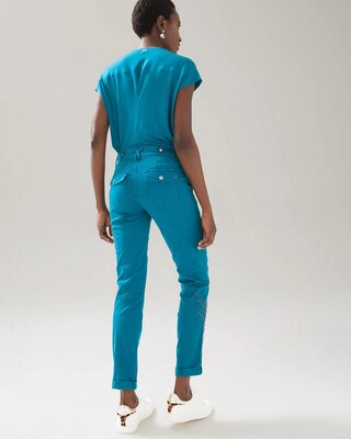 Mid-Rise Pret-A-Pedi Crop Pants