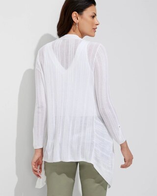Outlet WHBM 3/4-Sleeve Airy Cascade Cardi