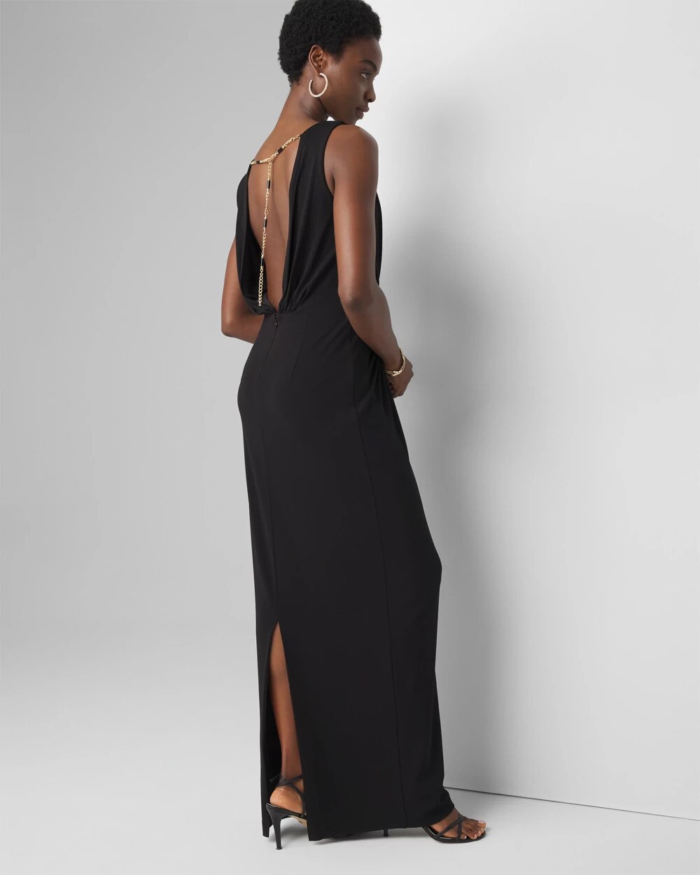 Plunging Back Gown - image 4