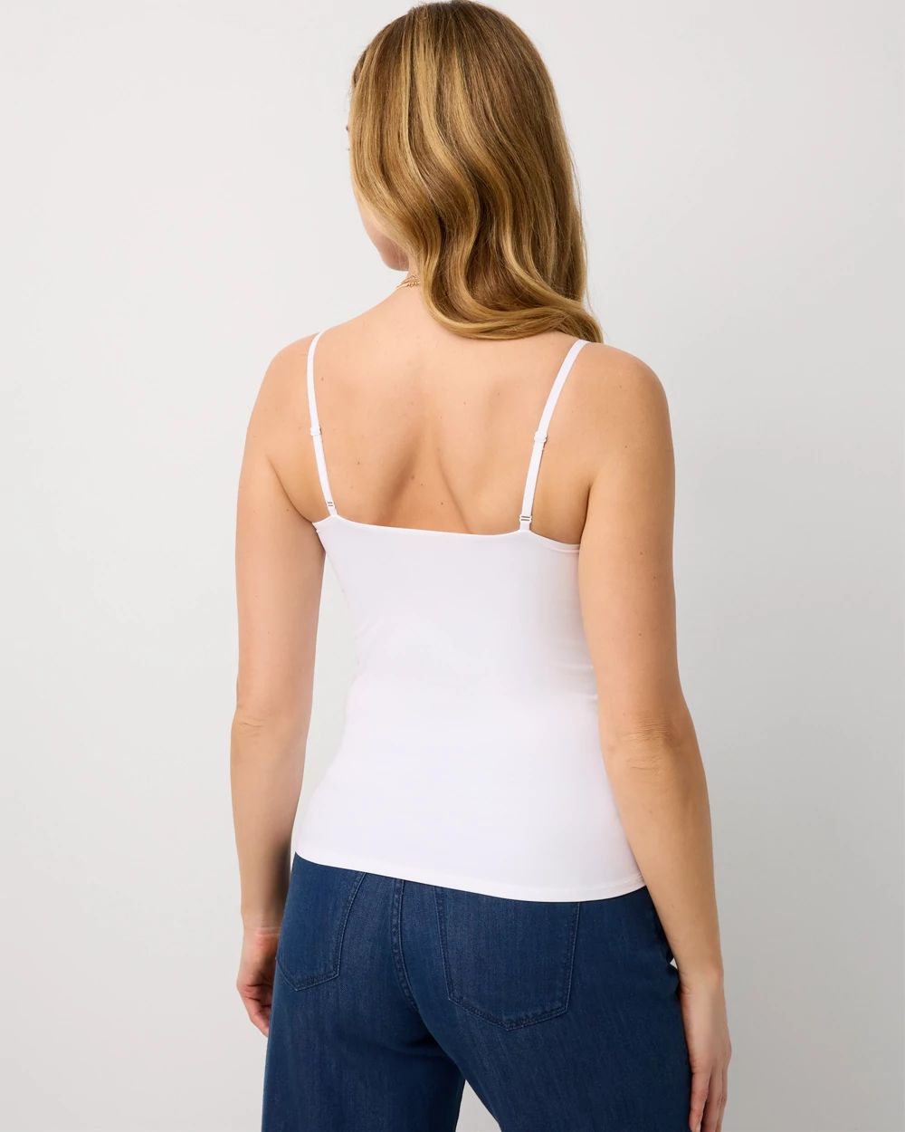 WHBM FORME™ All Ways Stretch V-Neck Cami click to view larger image.