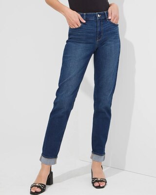 Outlet WHBM Mid Rise Girlfriend Jeans
