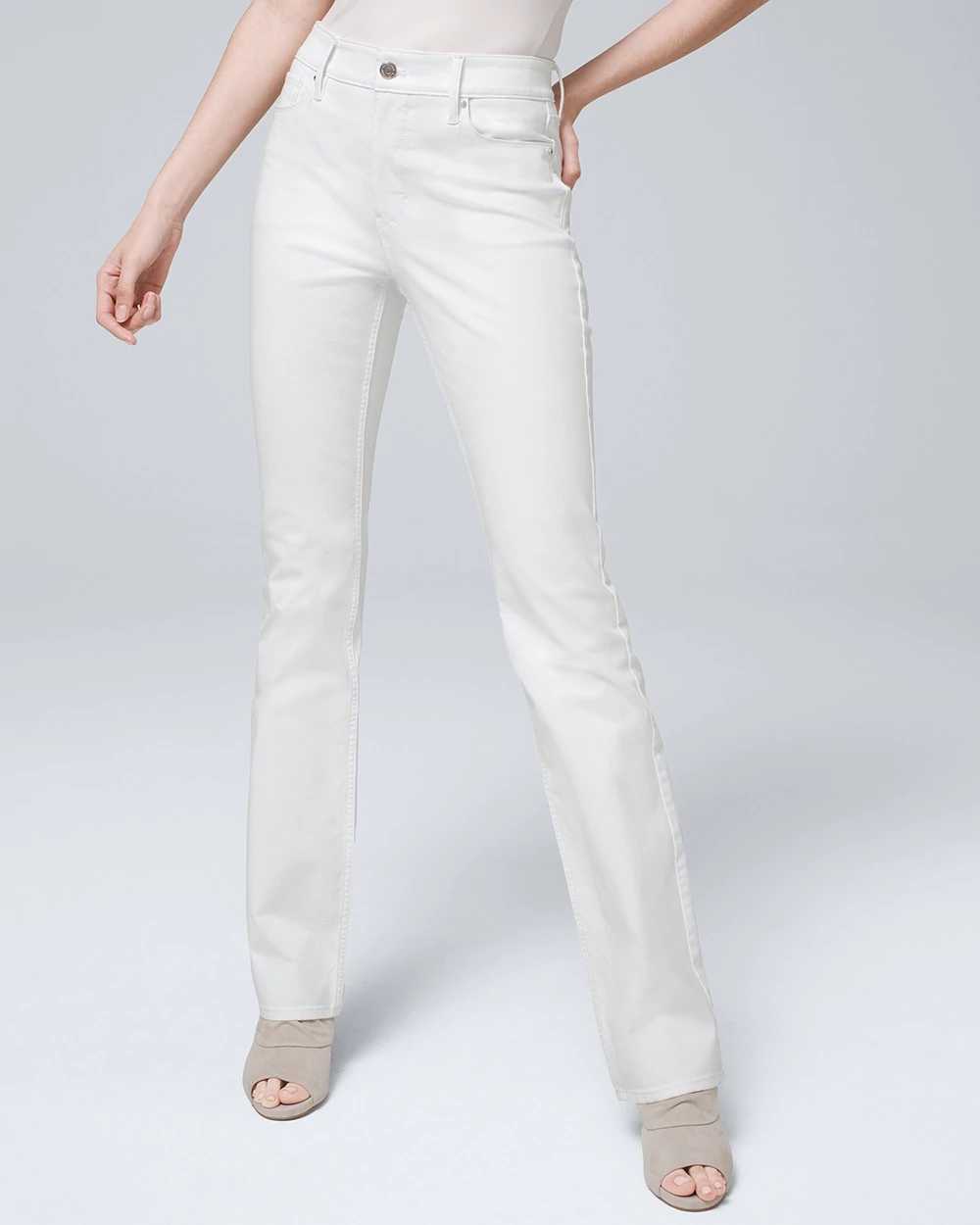 White sales bootcut pants