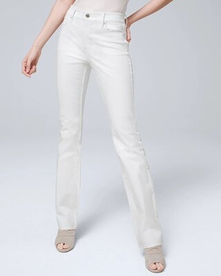 High-Rise Sculpt White Bootcut Jeans