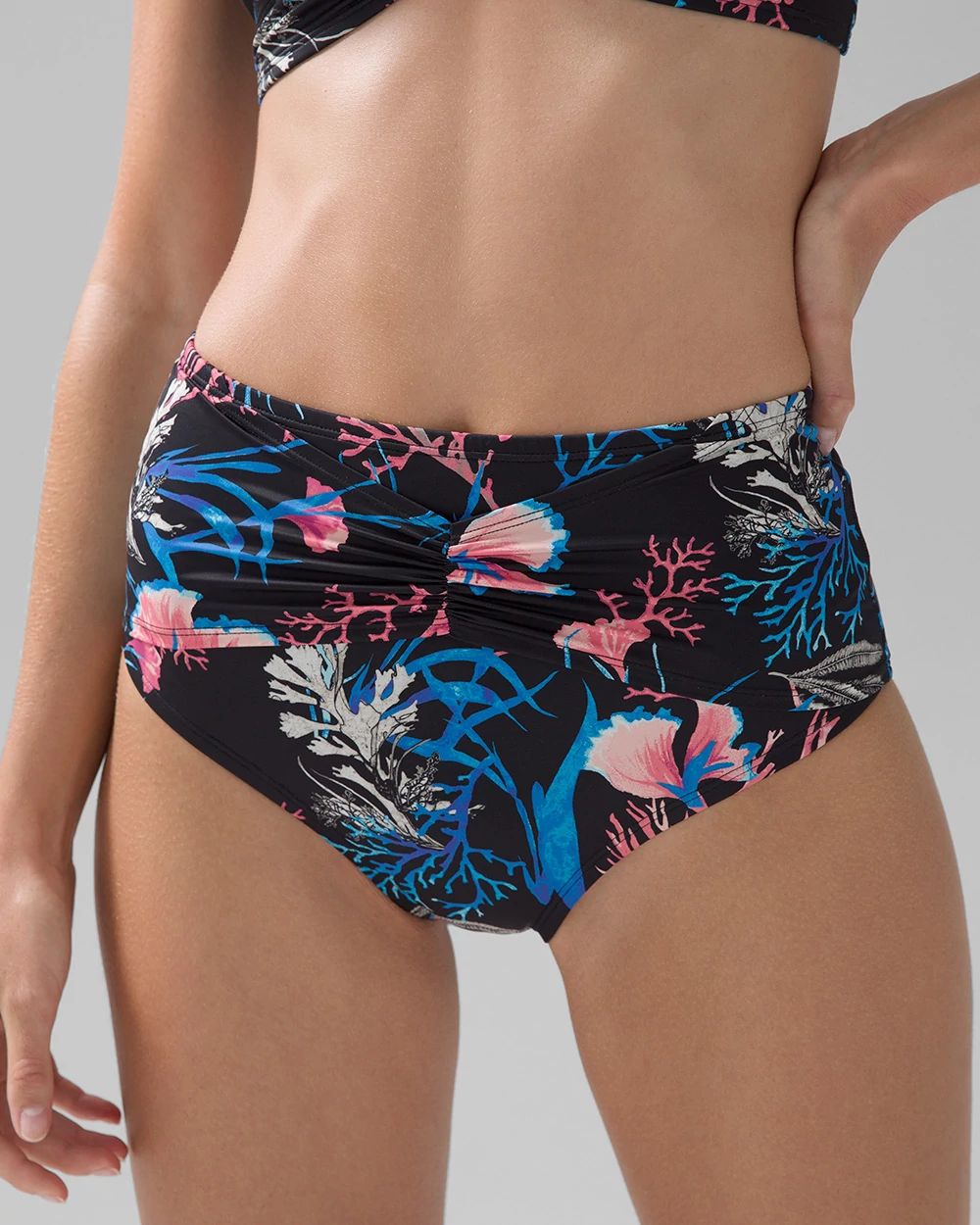 High-Waist Wrap Bikini Bottom