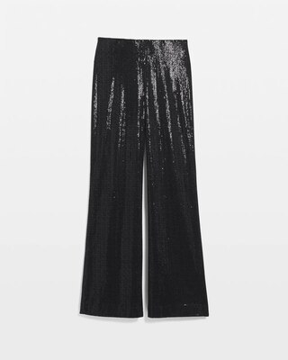 Wide Leg Sequin Pants click to view larger image.