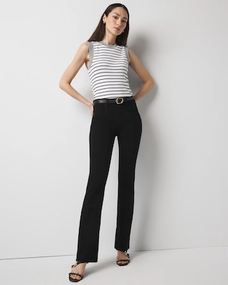 High-Rise Skinny Flare Jeans