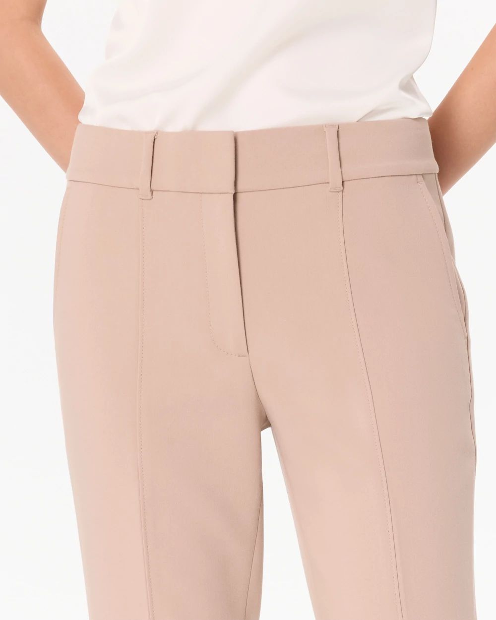 Petite Luxe Stretch High-Rise Zoey Straight Pant click to view larger image.