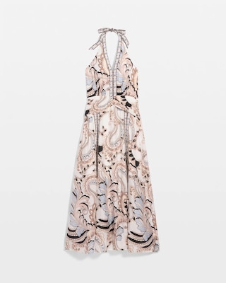 Halter-Tie Maxi Dress click to view larger image.