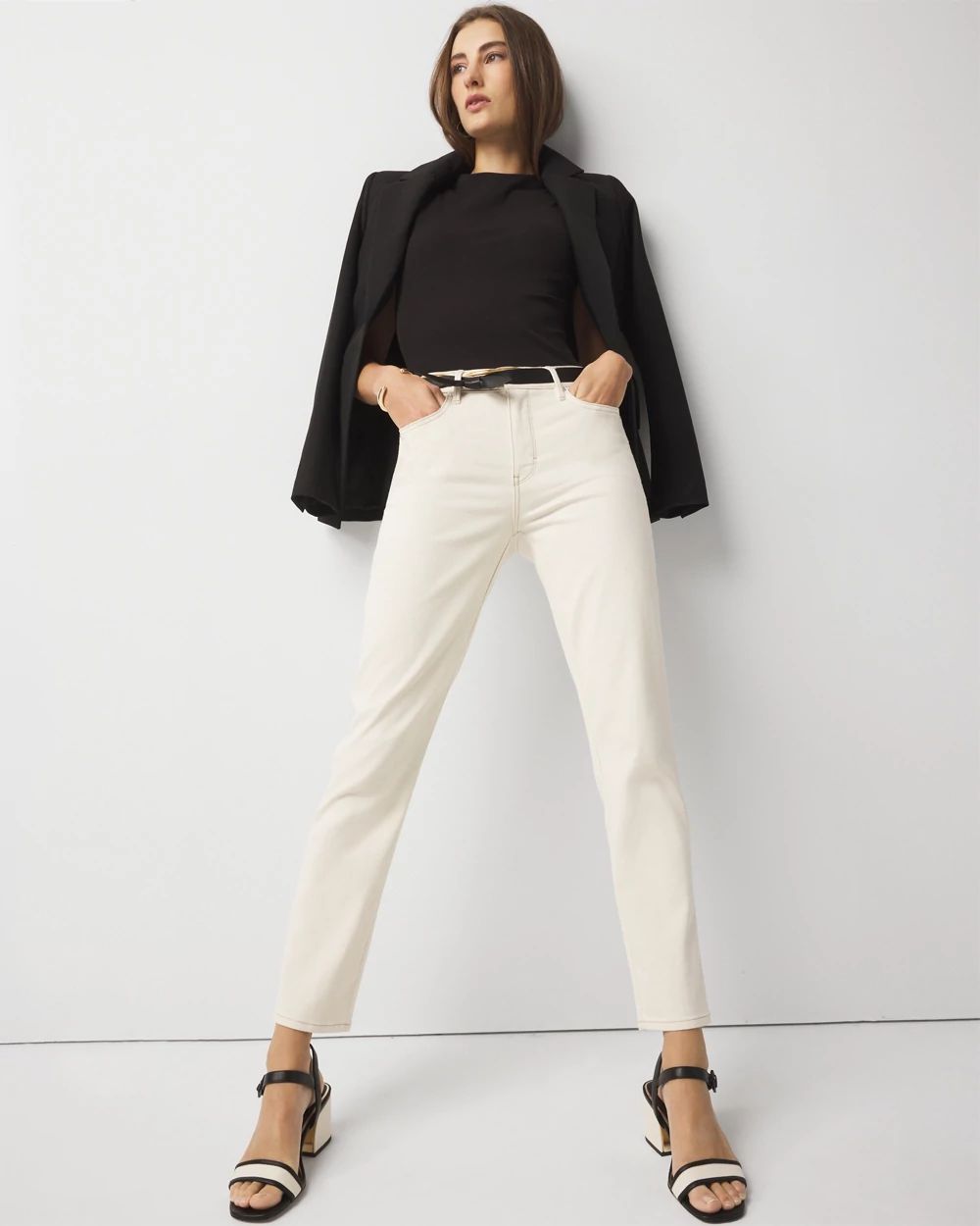 High-Rise Straight Ankle Jean