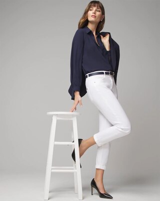 Mid-Rise Everyday Soft Denim™ Girlfriend Jeans click to view larger image.