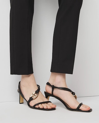 WHBM® Elle Slim Ankle Comfort Stretch Pants click to view larger image.
