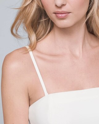 Convertible Strapless Split-Leg Jumpsuit