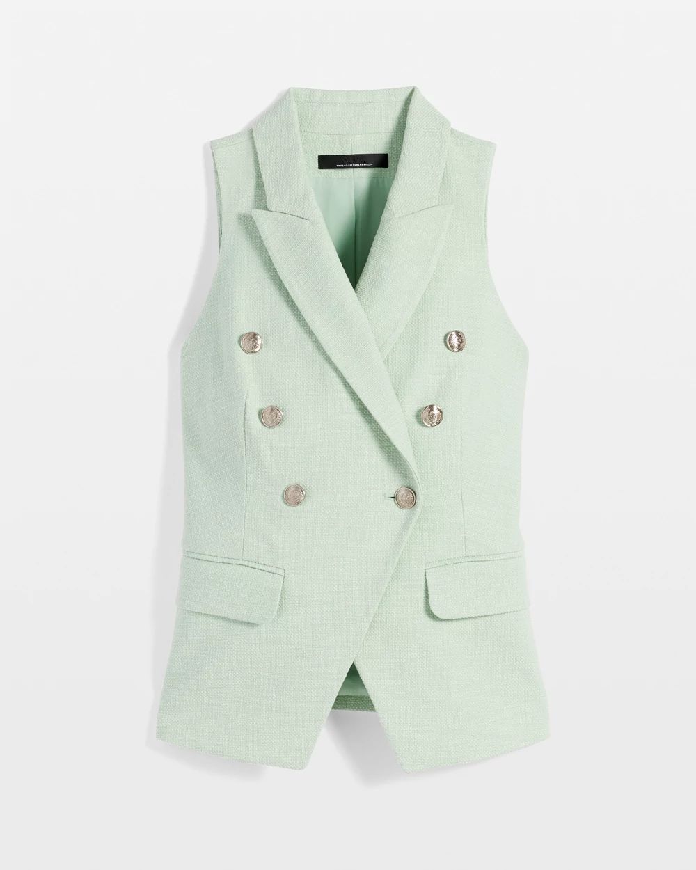 WHBM® Textured Studio Vest click to view larger image.