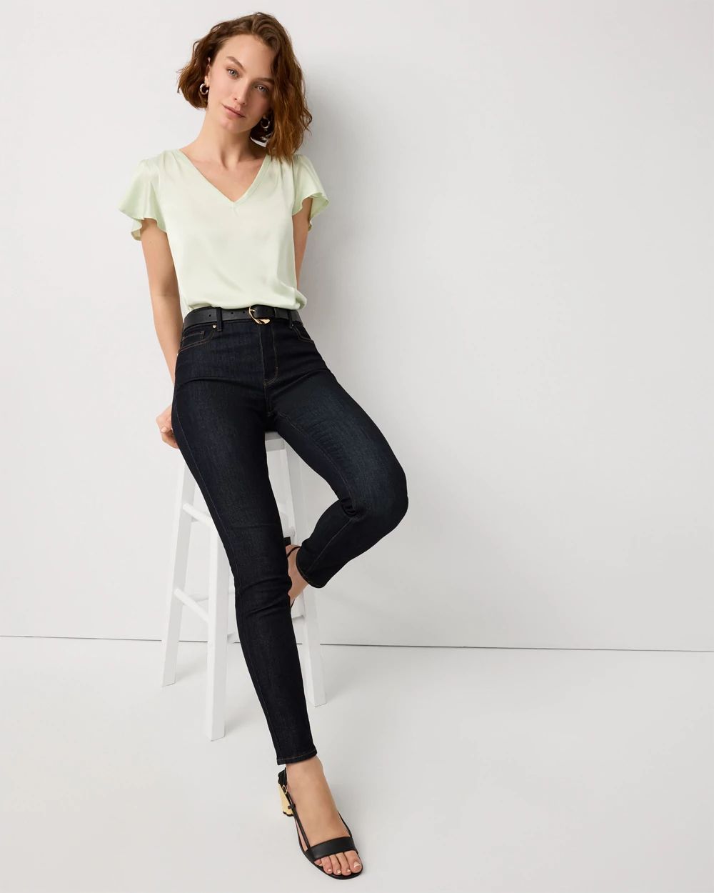 Satin Detail Glamgetter Tee