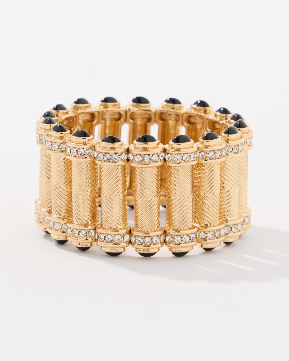 Black Cap Stretch Bracelet - image 2