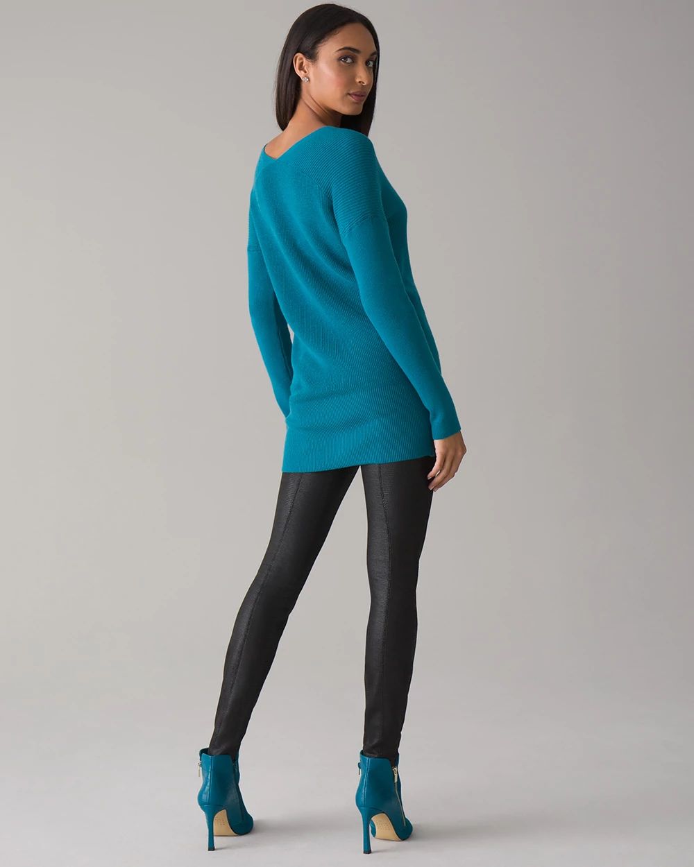 Long Sleeve Ribbed Tunic click to view larger image.
