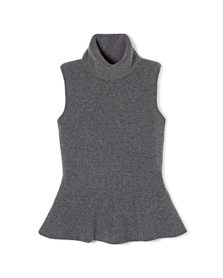 Sleeveless Soft Tank Peplum