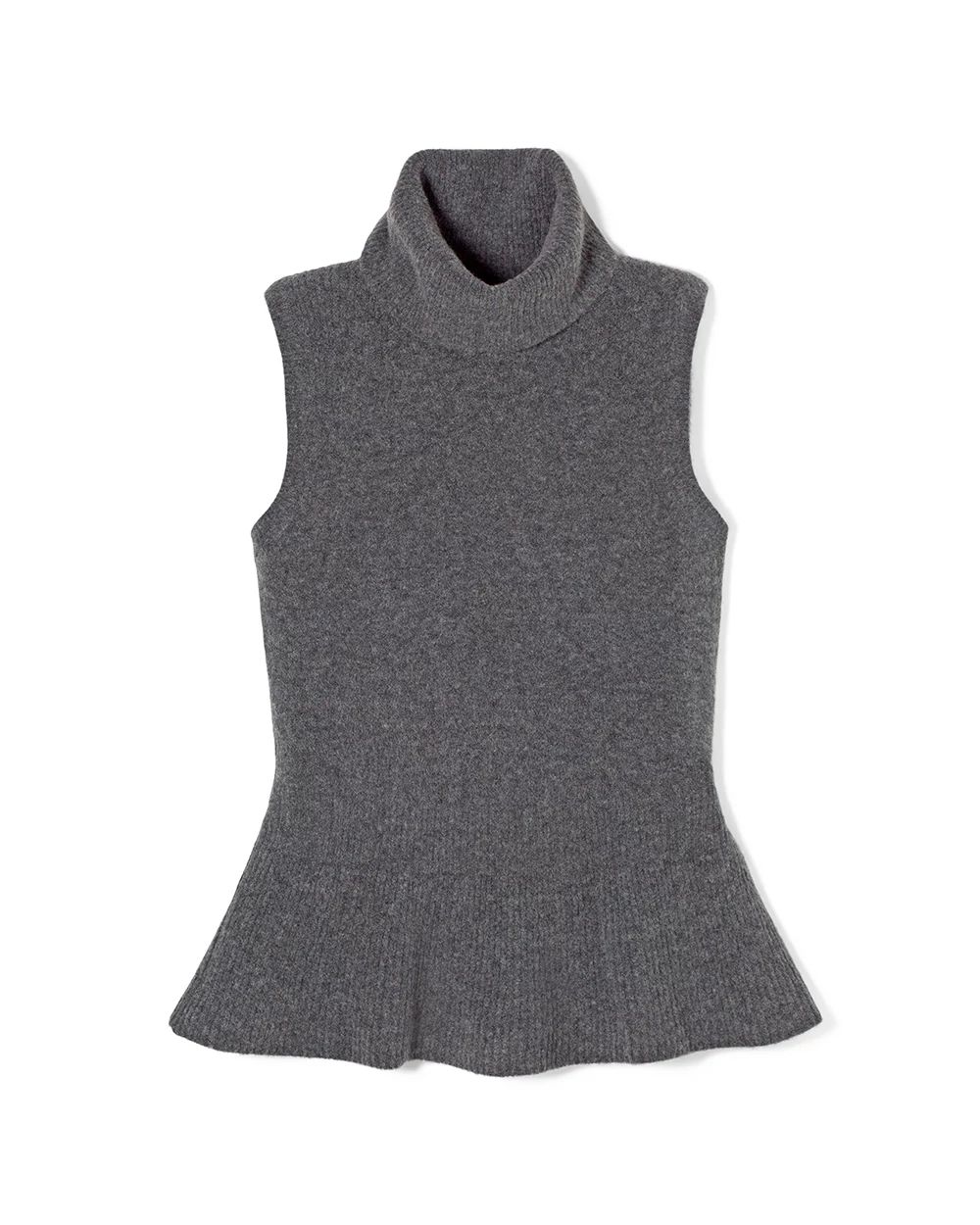 Sleeveless Soft Tank Peplum